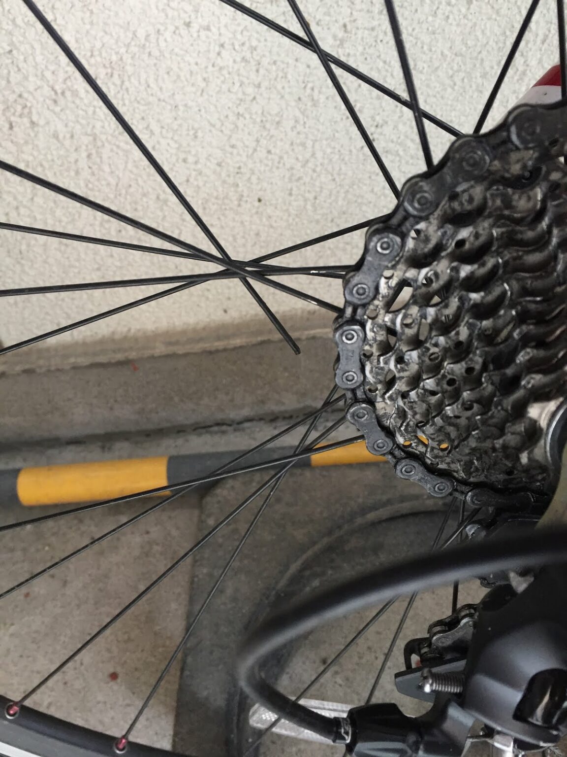 自転車のスポークが折れた 交換しない